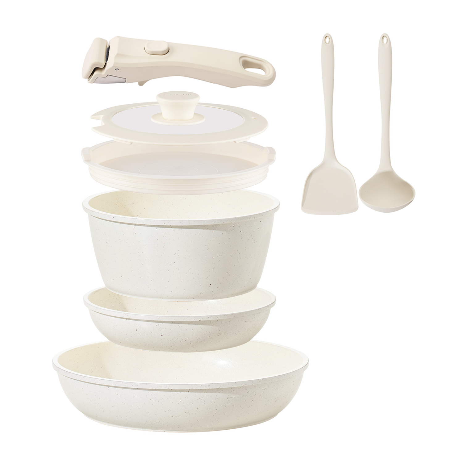 8PCS Removable handle Cookware Set