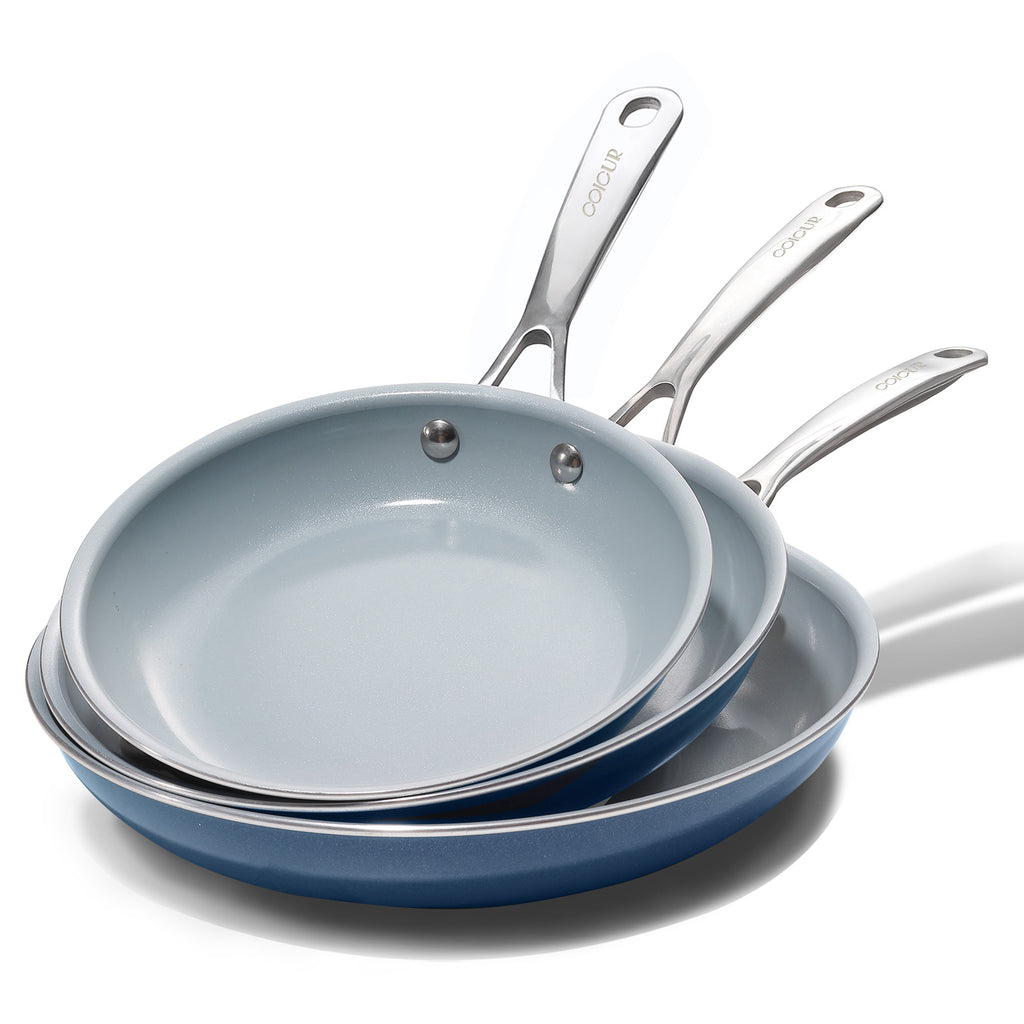 3PS Stainless Steel Handle Omelet Pans