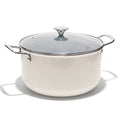 8 QT Large Induction Cooking Pot with Stainless Steel Handles